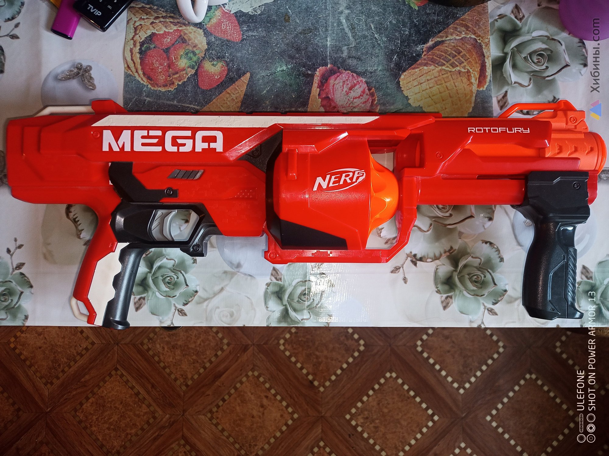 Nerf mega в Апатитах 1500 руб - объявление о продаже игрушки Nerf mega  rotofury без пуль в Апатитах за 1500 руб