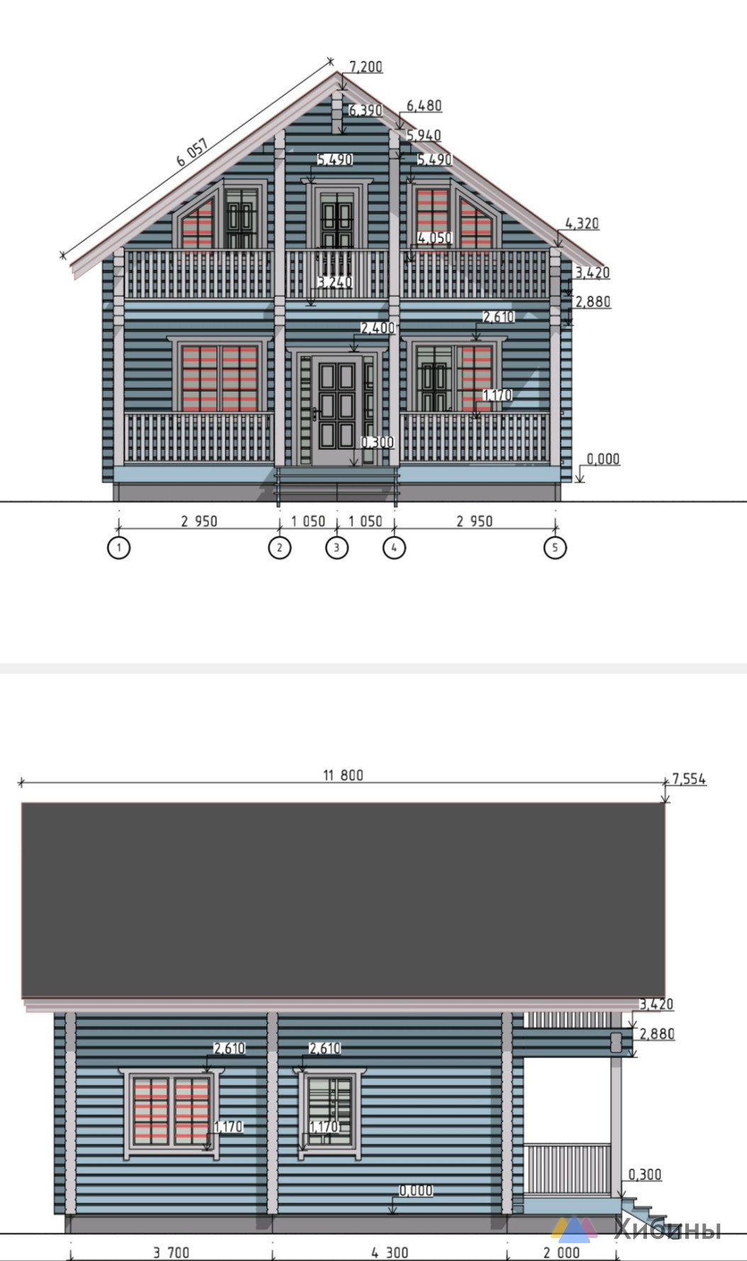 Продажа готового дома, 125 м2, 2/2 эт в Мурманске ул.Зеленая д.11