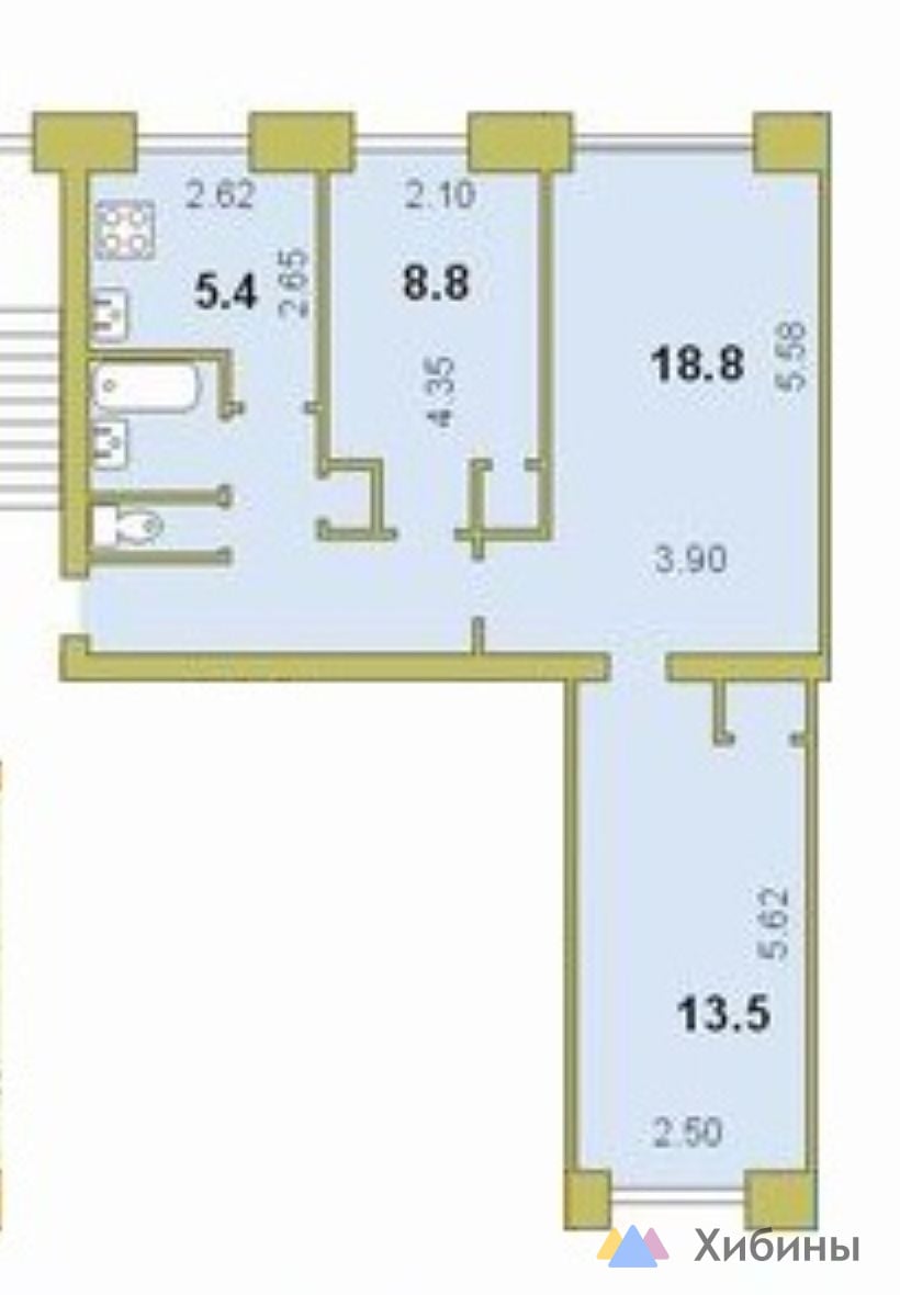 Продам 3-комнатную квартиру