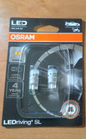 Объявление LED лампы Osram W5W желтые