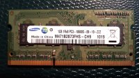 Для ноутбуков Samsung 1Gb SODIMM DDR3 1333 MHz