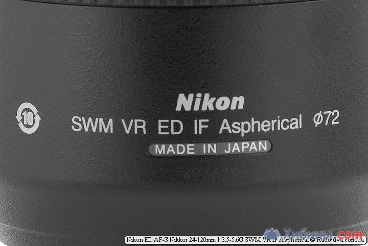 Nikkor AF-S 24-120mm SWM f/3.5-5.6G IF-ED VR