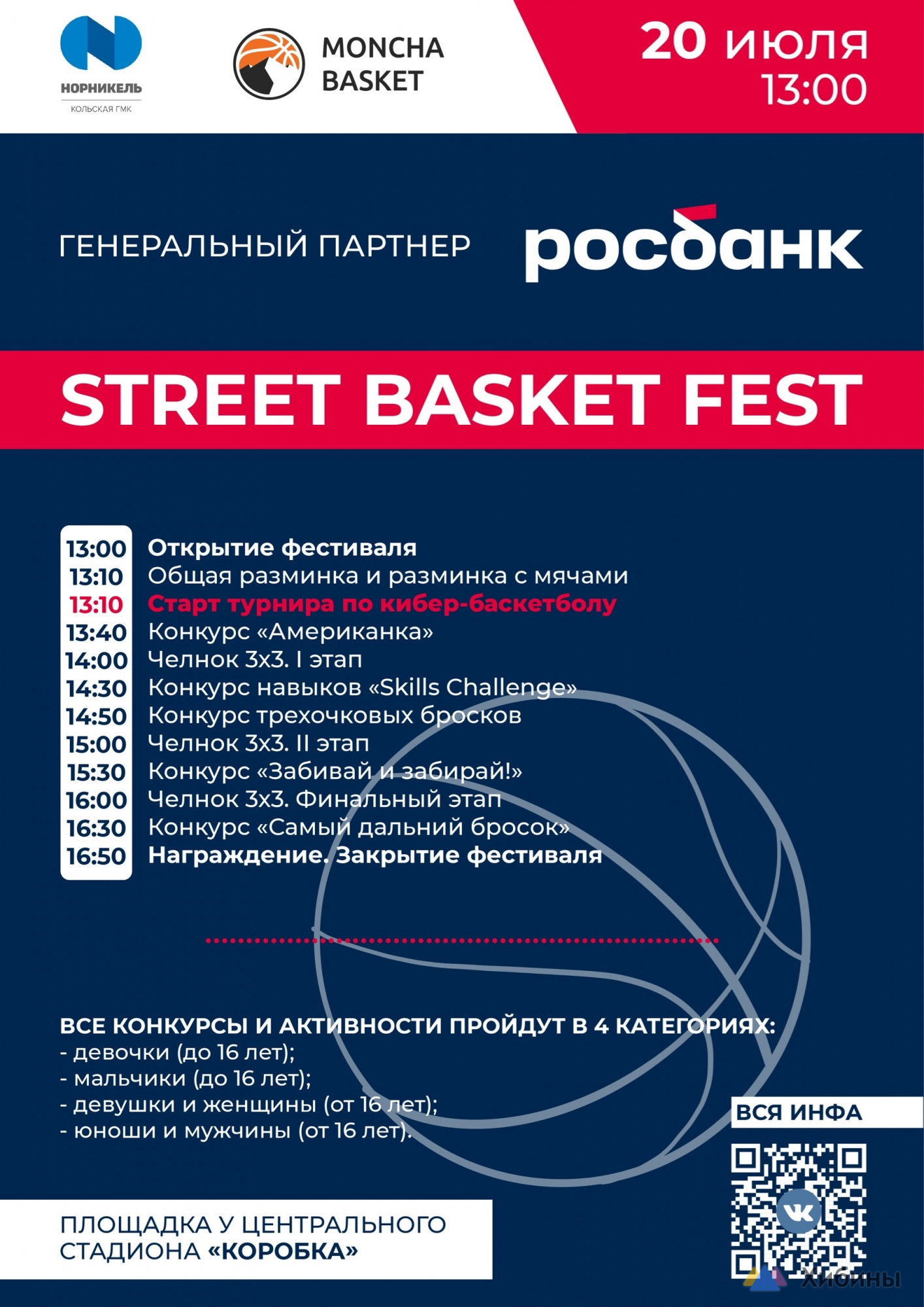 Street Basket Fest в Мончегорске - Афиша на Хибины.ru