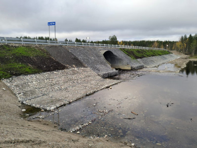Реконструкция моста через реку Кети завершена