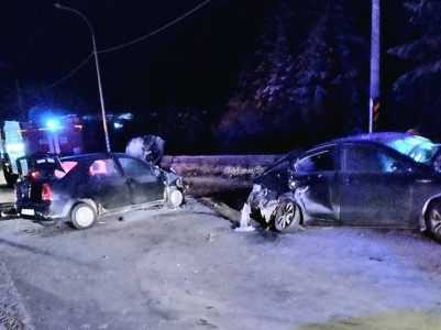 В ночной аварии на трассе «Кола» пострадал человек
