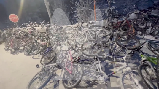 На границе Мурманской области и Финляндии образовалось кладбище велосипедов