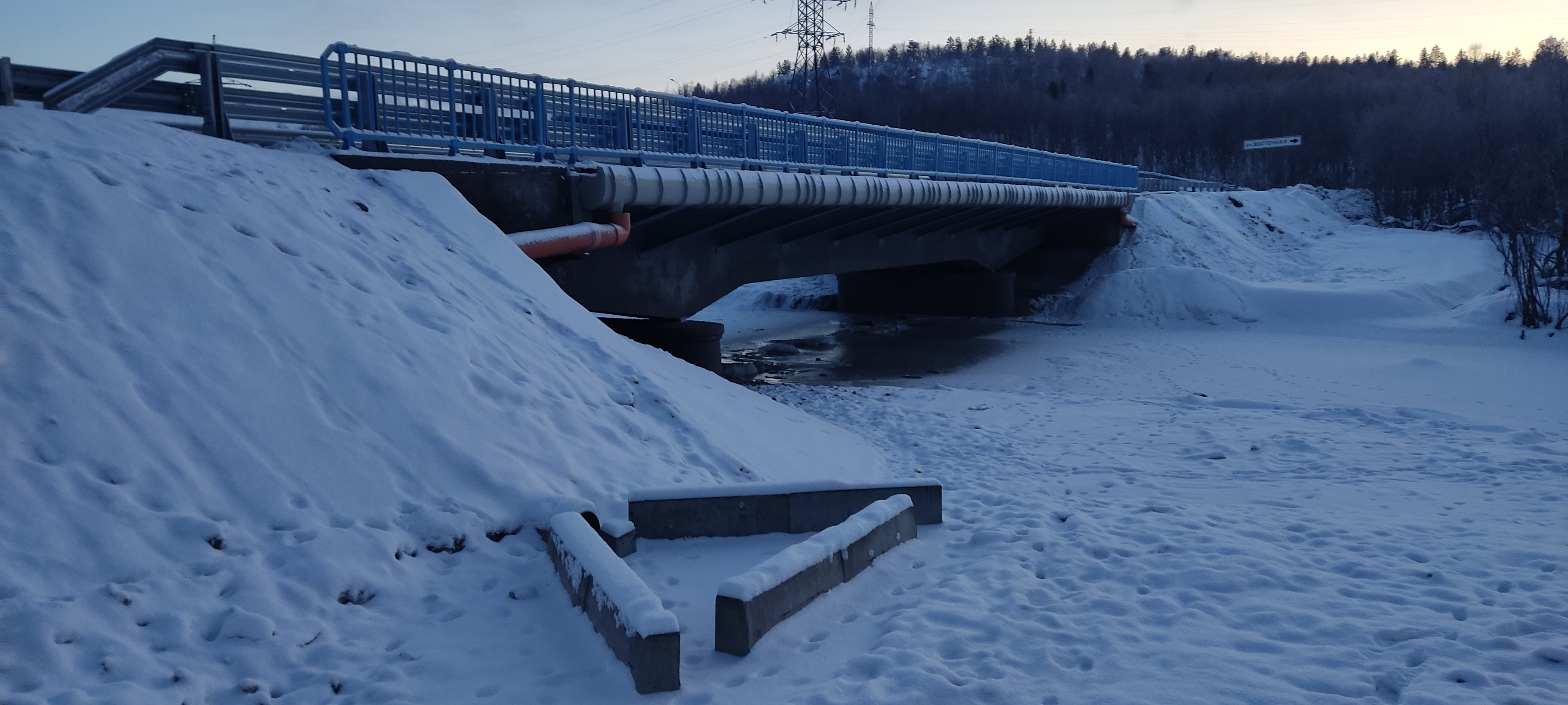 В Заполярье завершен ремонт моста через реку Ваенга - новости Хибины.ru /  Новости за декабрь 2023