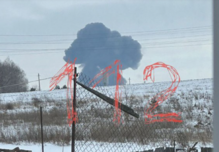 Жуткая катастрофа: Под Белгородом разбился военно-транспортный Ил-76, на борту было 74 человека — публикуем видео трагедии