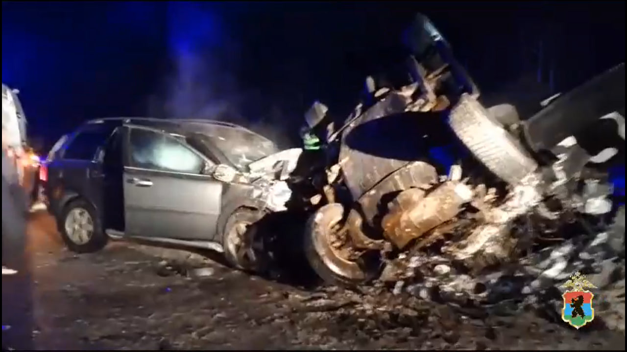 Полиция опубликовала видео с места смертельной аварии на трассе «Кола» -  новости Хибины.ru / Новости за январь 2024