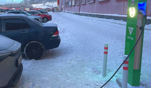 В столице Заполярья появилась очередная станция для зарядки электромобилей