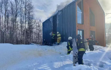 В Апатитах пожар произошел в частном гостевом доме