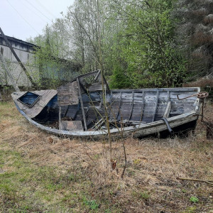 В историко-этнографическом комплексе «Тоня Тетрина» собираются восстанавливать старое поморское судно