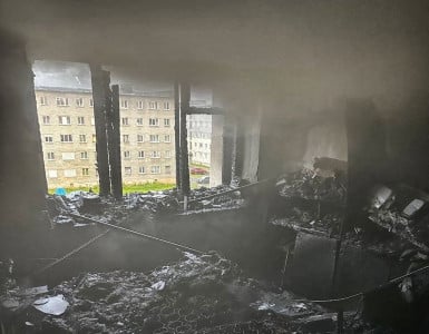 Без жертв не обошлось: во время ночного пожара в Кировске погиб человек