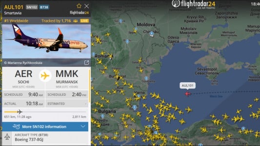 Летел в Мурманск, но приземлился в Болгарии — весь мир следил за полетом самолёта из Сочи