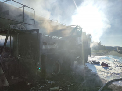 Рабочий пострадал во время пожара в Мурманской области