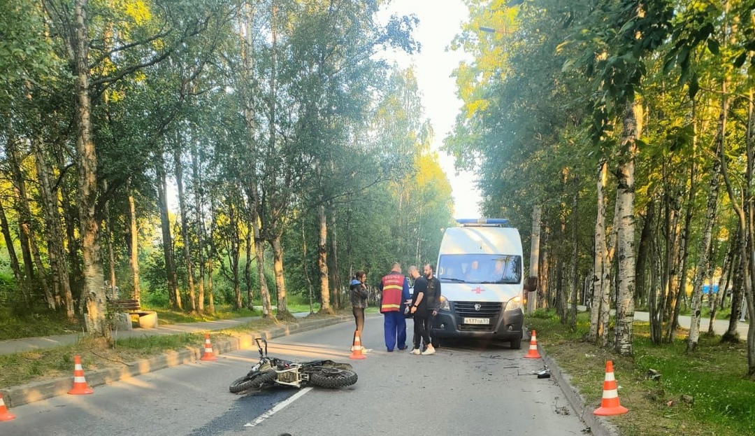Мотоциклист влетел в дерево и погиб в Кандалакше