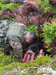 На острове в губе Титовка обнаружили боеприпасы времен ВОВ