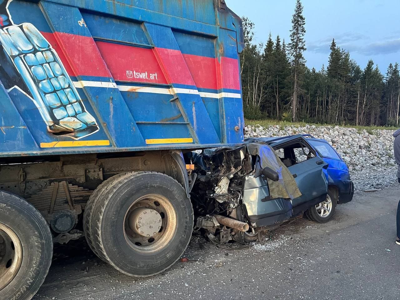 В страшной аварии на трассе «Кола» погибли три человека