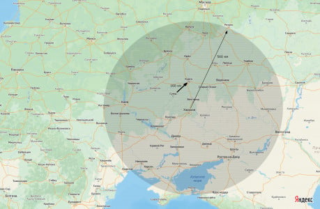 Зона поражения — 560 км: Киев составил карту ударов по территории России — куда прилетят ракеты НАТО в случае атаки ВСУ