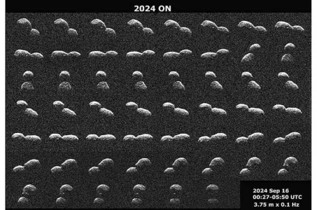 В NASA наблюдали полет двух астероидов в форме арахиса мимо Земли