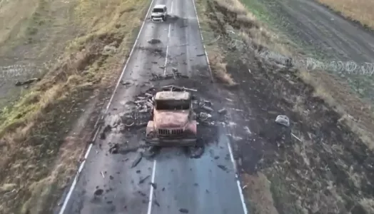 В Сеть попали кадры «дороги смерти» в Курском приграничье