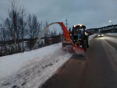 Последствия снегопада в Мурманске будут ликвидированы до понедельника