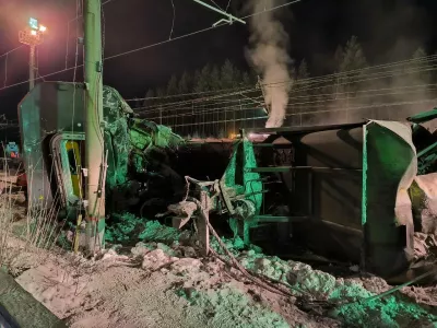 ТАСС: число пострадавших во время столкновения поездов в Мурманской области увеличилось до 44 человек