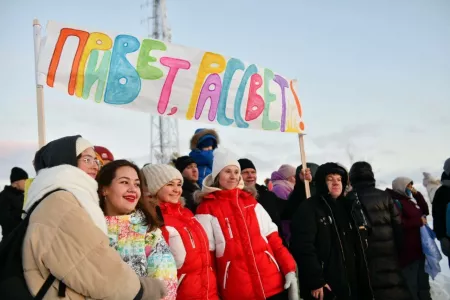 Полярная ночь завершается на широте Мурманска