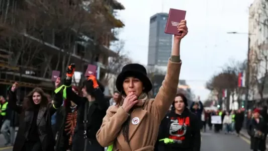 «Видно, откуда ноги растут»: слявяновед Гуськова прокомментировала странности протестов в Сербии