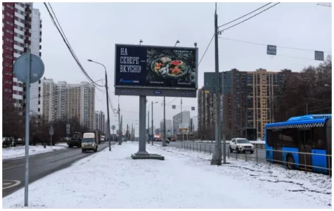 На улицах Москвы появились баннеры, приглашающие туристов со всей России посетить Мурманскую область