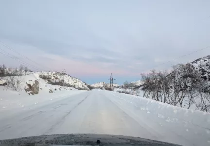 Дорогу на Териберку перекрыли в четвёртый раз с начала февраля