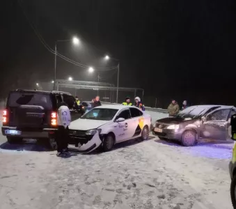 В массовой аварии под Мурманском погибли два человека