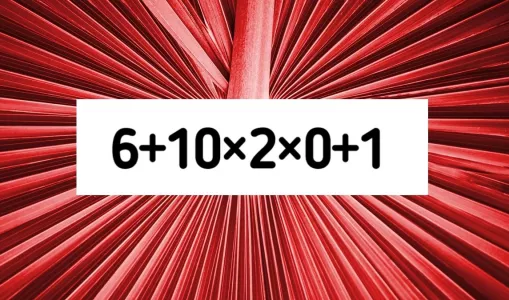 Дайте ответ за 7 секунд — сколько будет «6+10x2x0+1»? Ваш IQ>100, если ответите правильно