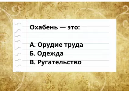 Словари и справочники не трогаем: угадайте значение старинного слова «охабень» — тест на знание русского языка