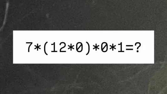 Даже учитель математики просит пощады — какой ответ в примере «7x (12×0)x0x1»? Ошибается каждый второй, пример с подвохом