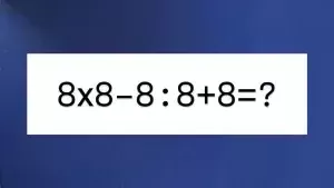 Не попадите в ловушку «восьмерок» — сколько будет «8×8−8:8+8»? Если посчитаете правильно, вам нужно ставить пять за год